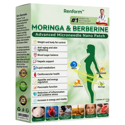 Renform Moringa Bantningsplåster | Bränn upp till 89 % mer magfett på 7 dagar!