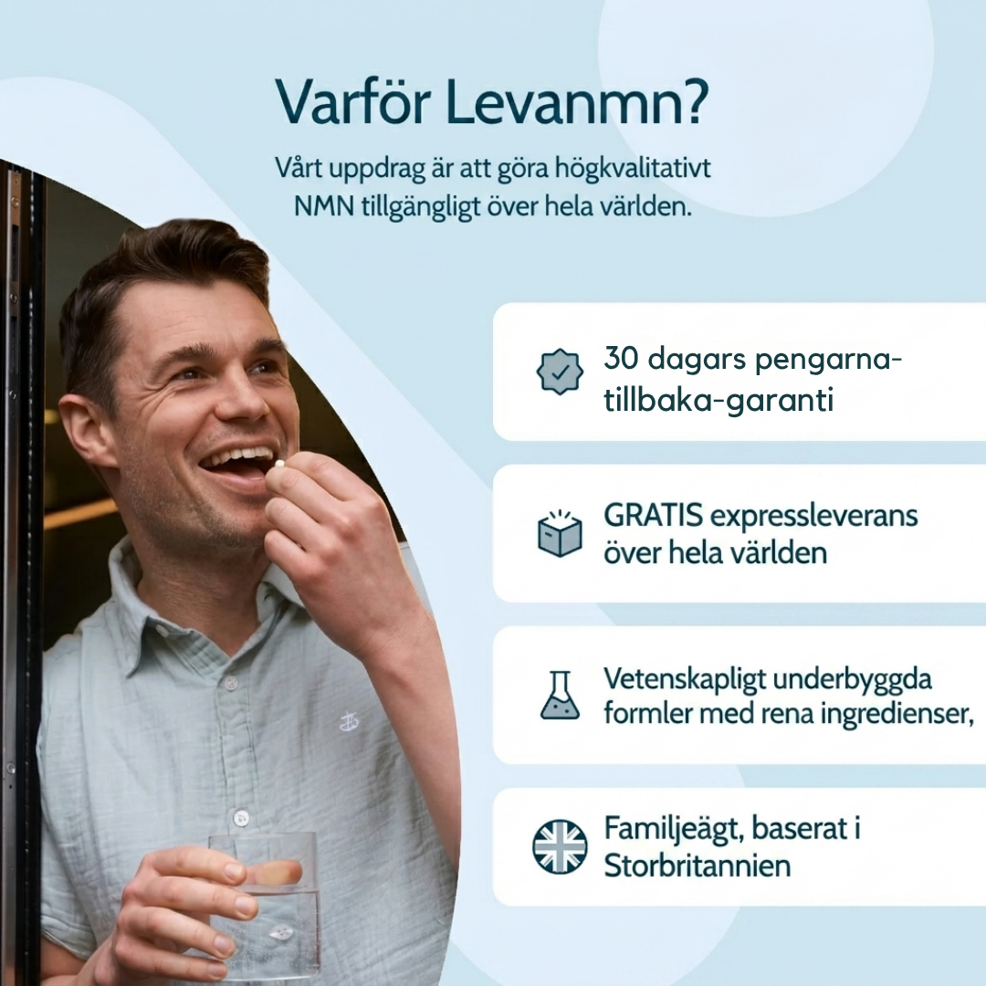 Levanmn | Rent NMN | 500mg Kapslar