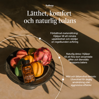 Solvea – Colon Support | Rensa bort parasiter, rena dina tarmar & känn dig lättare