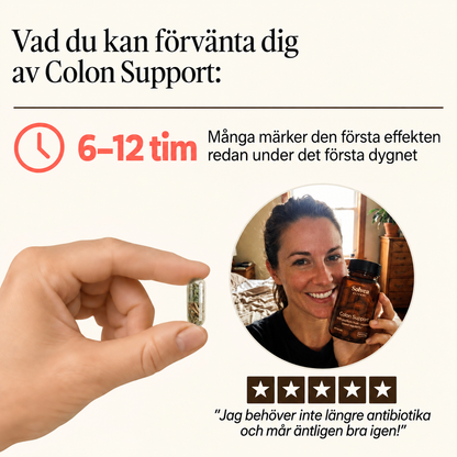 Solvea – Colon Support | Rensa bort parasiter, rena dina tarmar & känn dig lättare